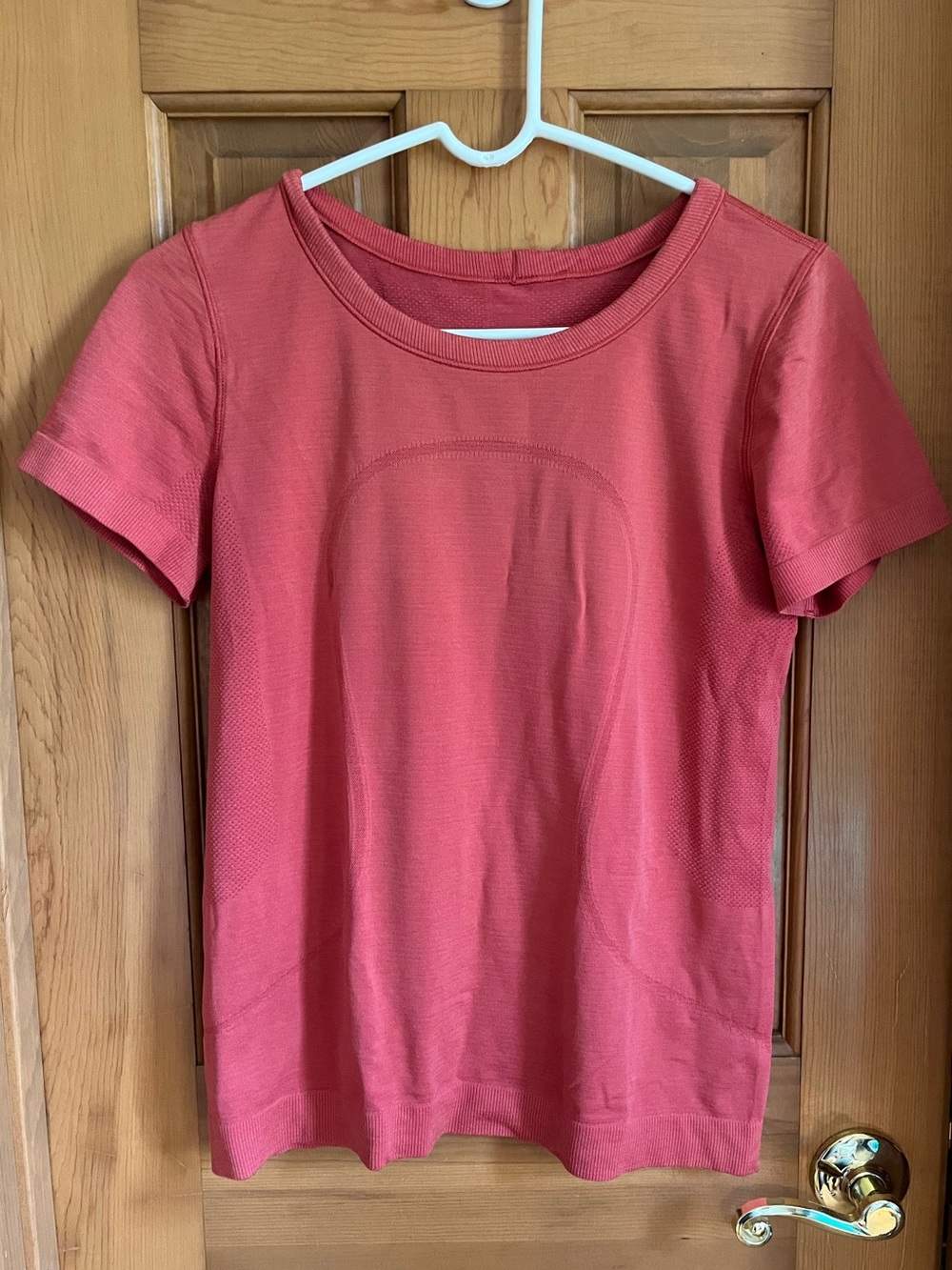 lululemon athletica Short Sleeve Tee in Coral